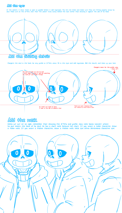 theskeletongames:Sans Drawing Guide, By PoetaxI made a guide