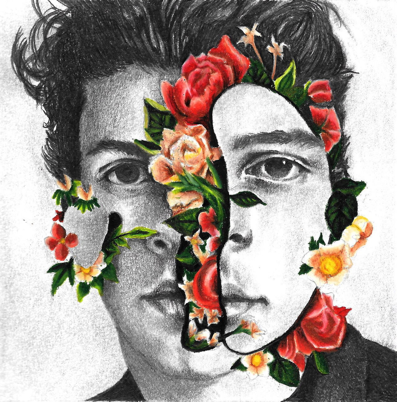 the arrows were the ships they flew on — Shawn Mendes (pencil and color