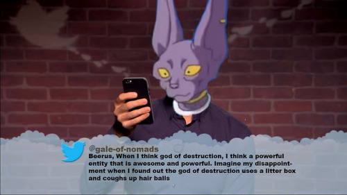 inaccurate-dbz-quotes:The cast of Dragonball read mean tweets...