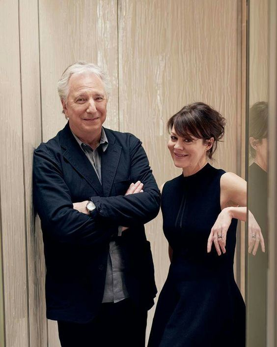 Alan Rickman — Alan and Megan Dodds at the NY premiere of ...