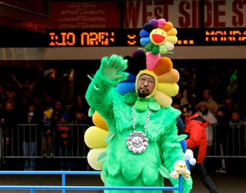 publicartfund:Takashi Murakami in costume (for the Macy’s...