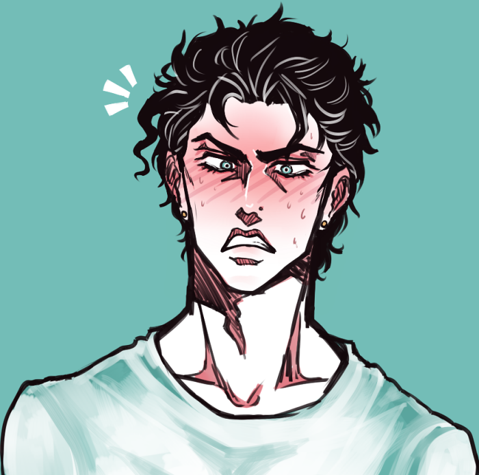 josukeban: consider: jotaro blushing