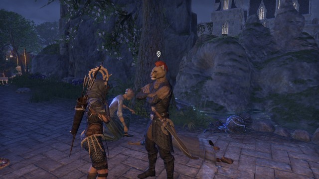 Reunion shot ♥ It’s been a couple months since they were last together in Kvatch. Look! Esra feels something besides anger!