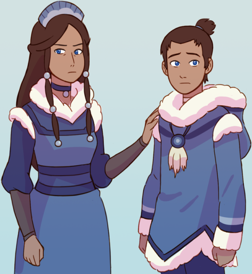 nefelite:More headcanons for the opposite element AU:- Sokka,...