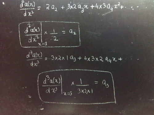 fuckyeahphysica:Taylor Series : an infinite sum giving the...