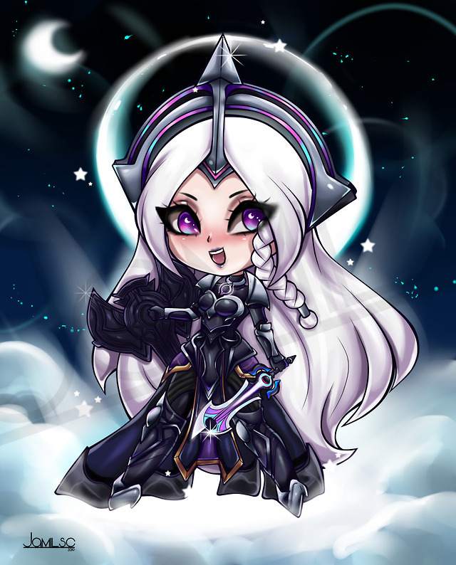 Jamilsc11 Lol — Eclipse Lunar Leona Chibi, COMMISSION ...