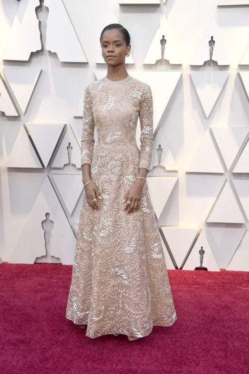 Letitia Wright in Dior Haute Couture Photo: Getty Images