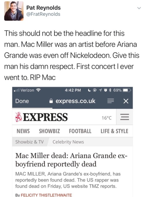 revolutionarykoolaid:Mac Miller passed away today due to an...