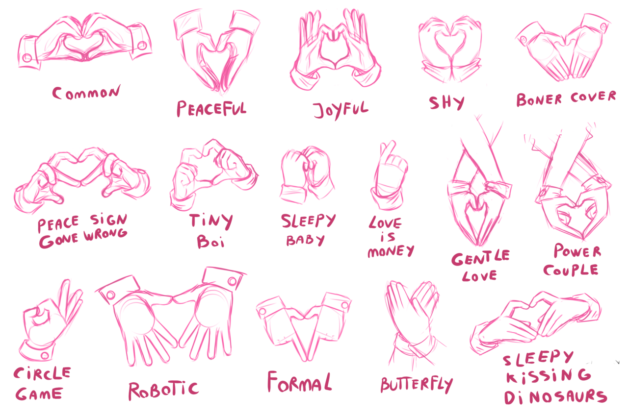 Different Ways To Make A Heart With Your Hands