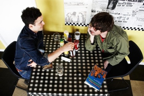 damianalbarn:Graham Coxon and Freddie Cowan, 2012