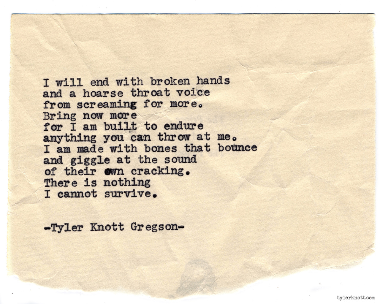 Tyler Knott Gregson — Typewriter Series #792 by Tyler Knott Gregson