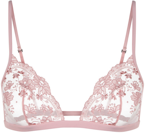 heavenhillgirl:“Stolen roses” bra in embroidered tulle by La...