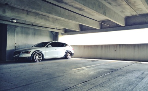 Project allroad parked up all alone in the parking garage!