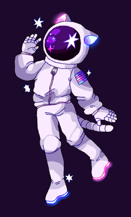 cookietsune:i made some astronaut designs for pride month!! if...