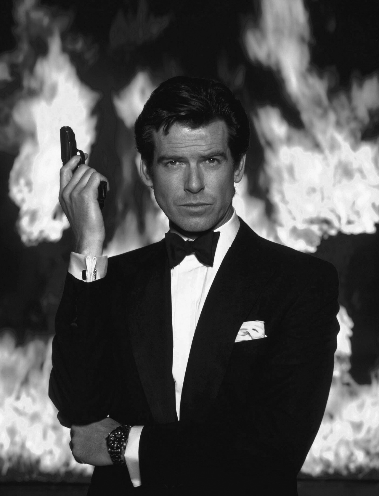 voxsartoria — A Black Tie Bond. Pierce Brosnan and the white...