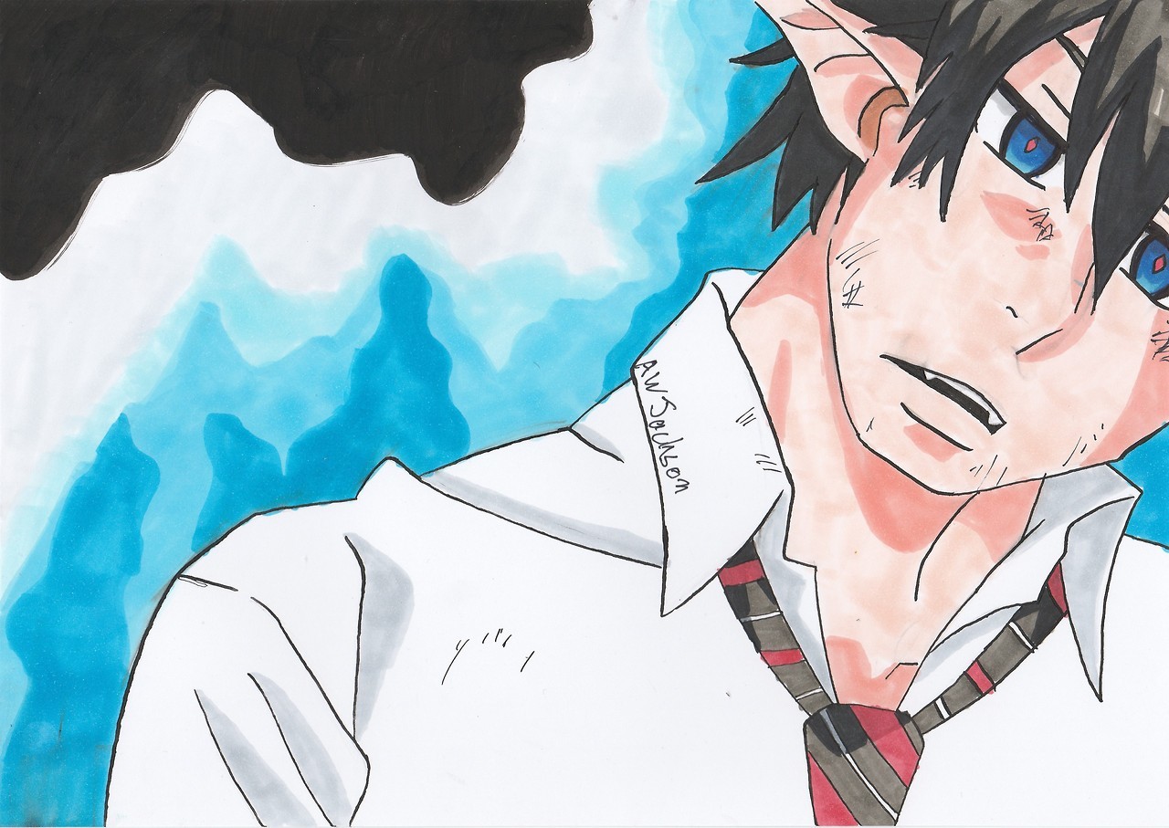 Anime With Jacksons Drawings — Rin Okumura From Ao No Exorcist Blue