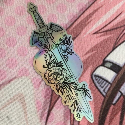 sosuperawesome:Holographic StickersSevtiny Wizard on EtsySee...