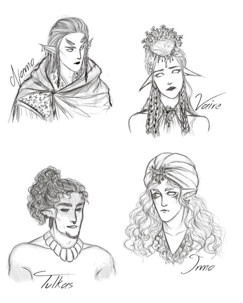 leitiko-art:Some designs for Valar