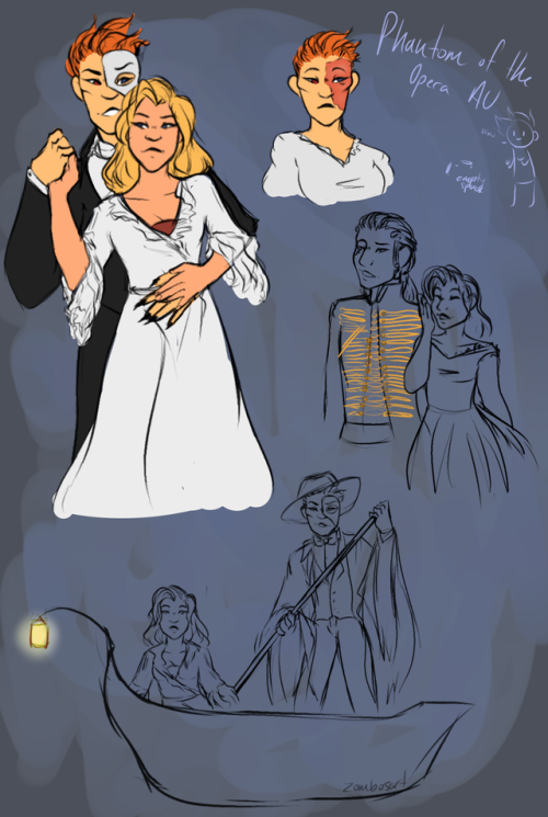 zombosart:ive been listening to the phantom of the opera...