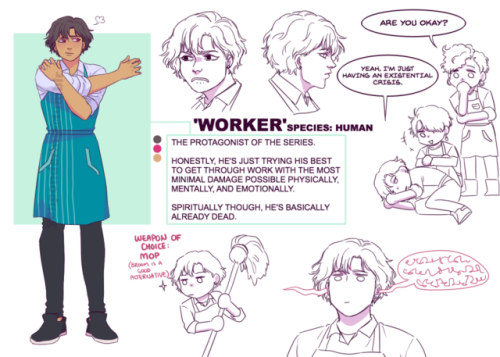 yenpondering:finally got around to designing Worker’s coworkers...