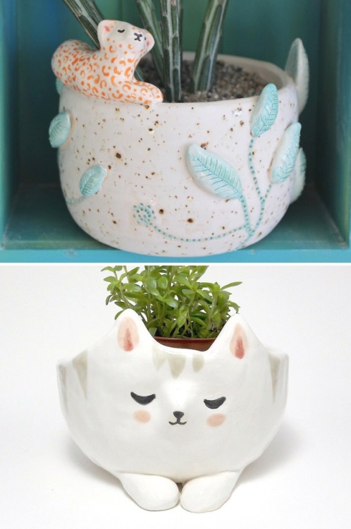 sosuperawesome:Jewelry Dishes, Ring Holders and Planters by The...