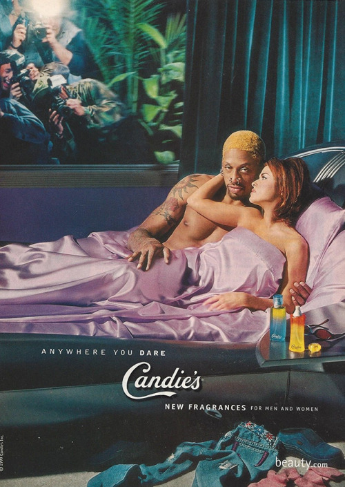 surra-de-bunda:Dennis Rodman & Carmen Electra for Candies...