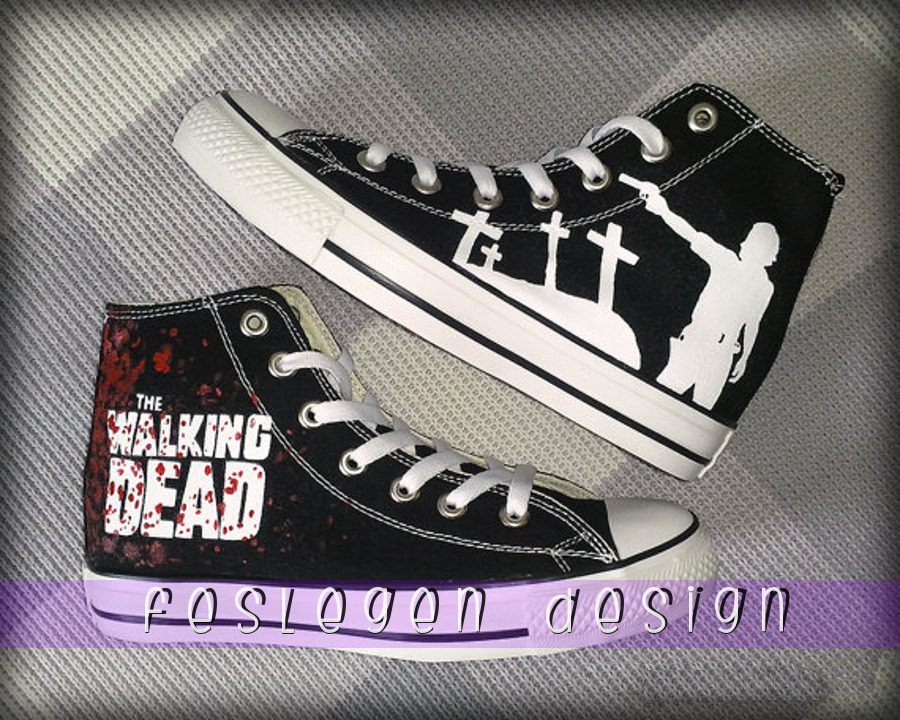 walking dead converse shoes for sale