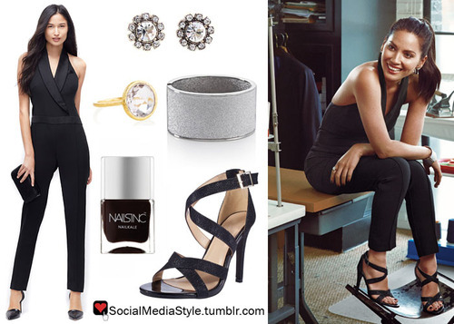 ann taylor tuxedo jumpsuit