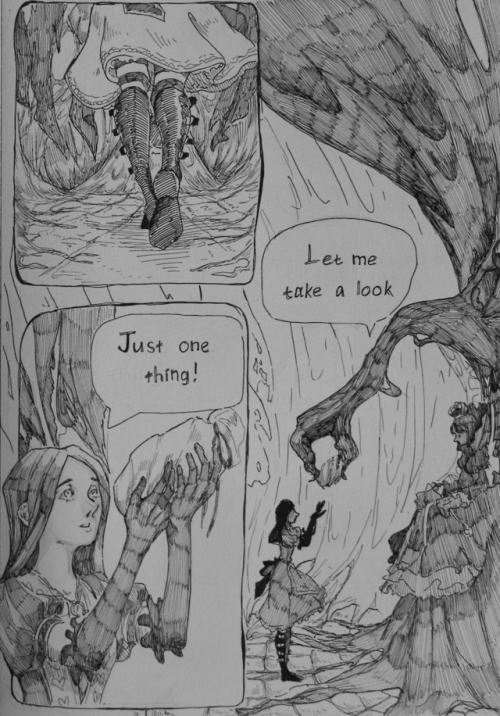 Fan-comic based on “Alice madness returns” gameI hope you...