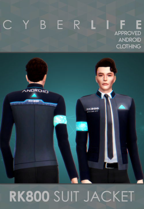 llazyneiph:RK800 / CONNORS SUIT JACKETomfg it’s finally fuckin...