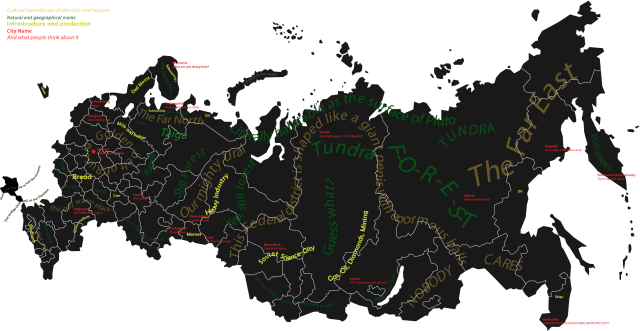 Actual map of Russia by Russians