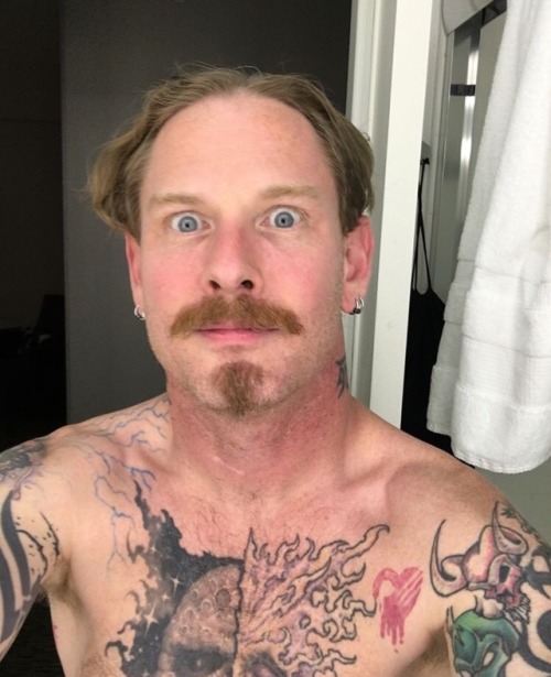 corey-todd:having fun with facial hair, pt 1