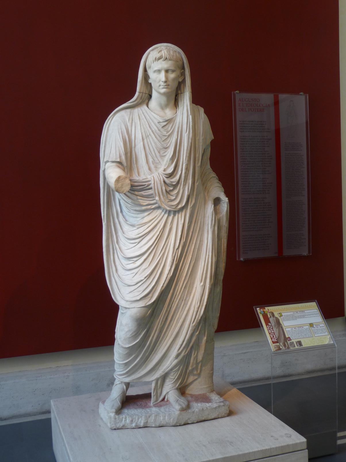 Palazzo Massimo - Emperor Augustus as Pontifex...