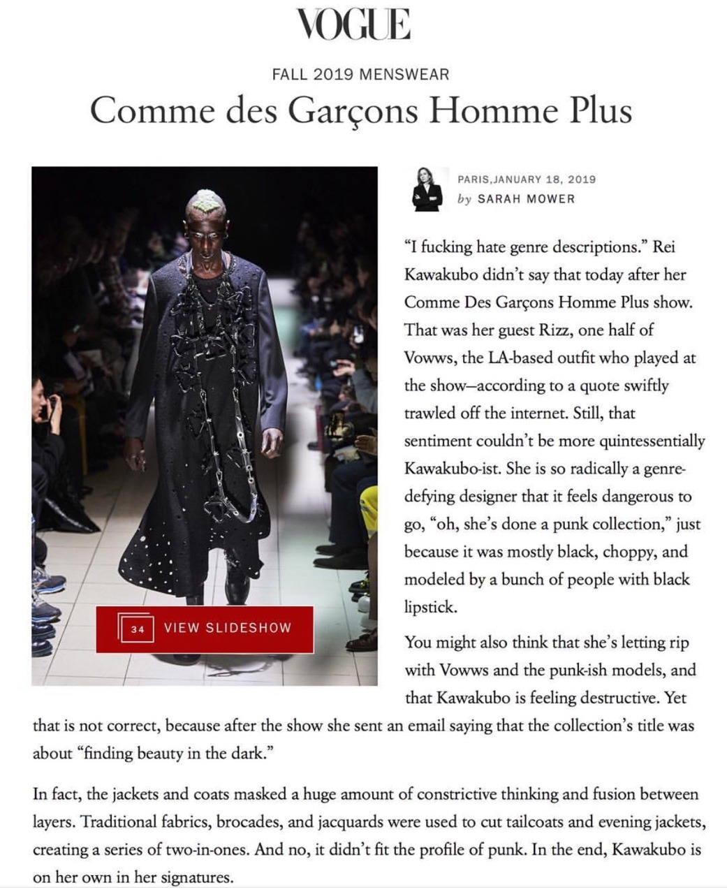 comme des garçons play homme paris