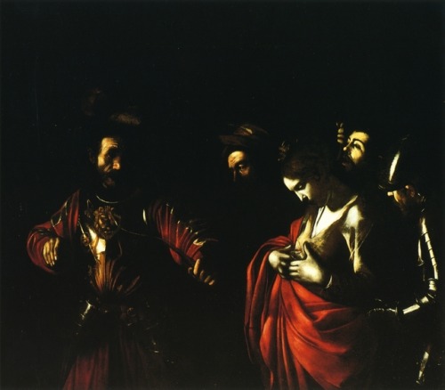 artist-caravaggio:Martyrdom of Saint Ursula, 1610,...