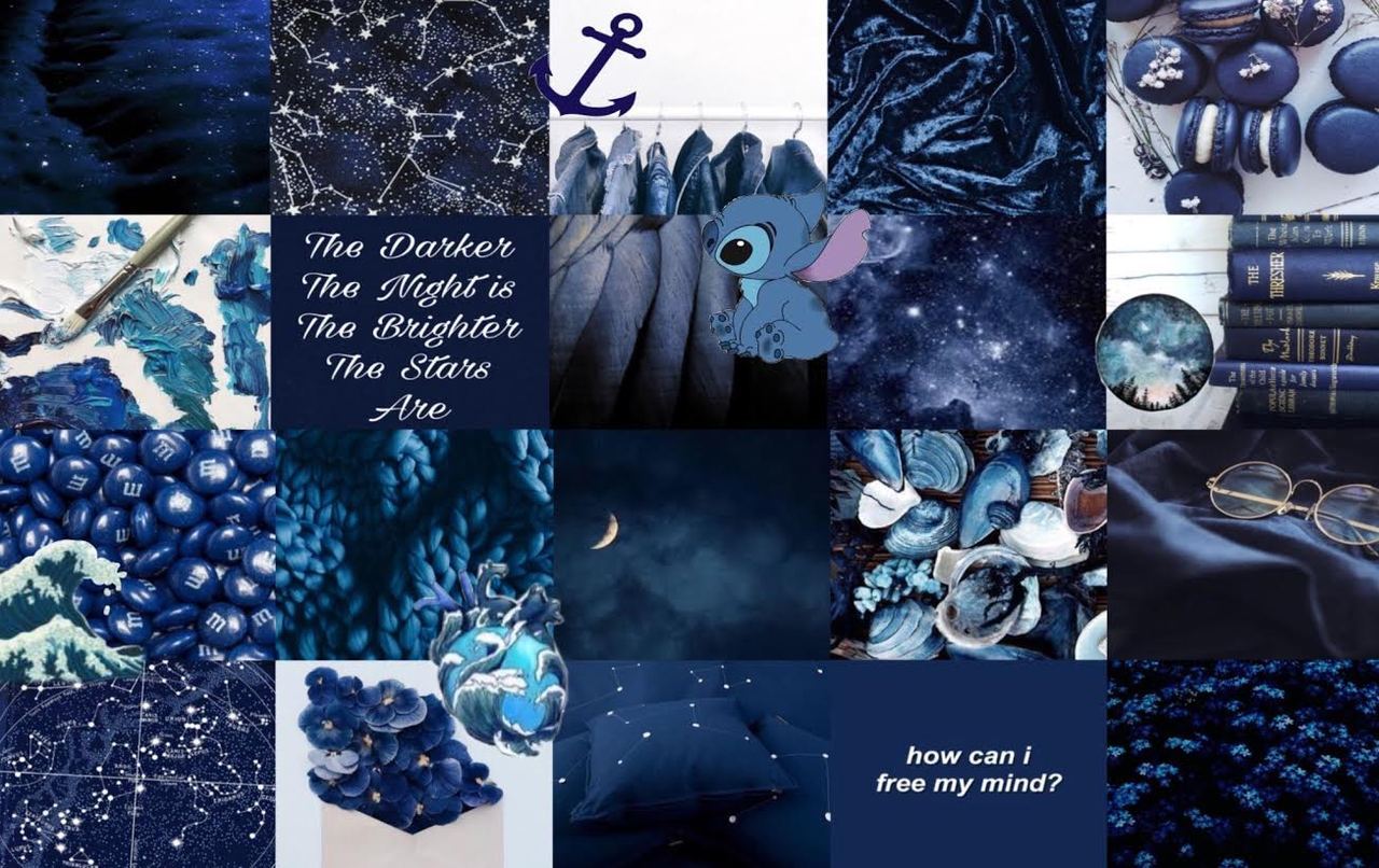  blue collage Tumblr posts Tumbral com