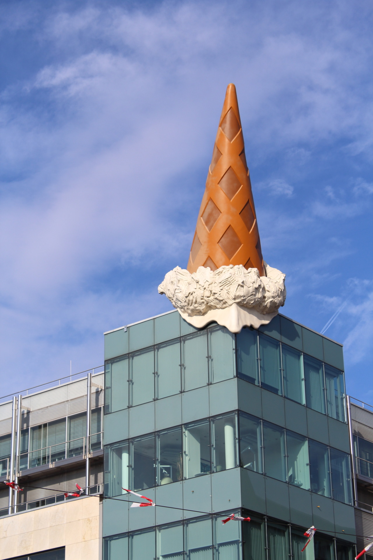 Postcards from Sara, “Dropped Cone” (by Claes Oldenburg