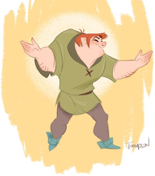 stevethompson-art:The Hunchback of Notre Dame....