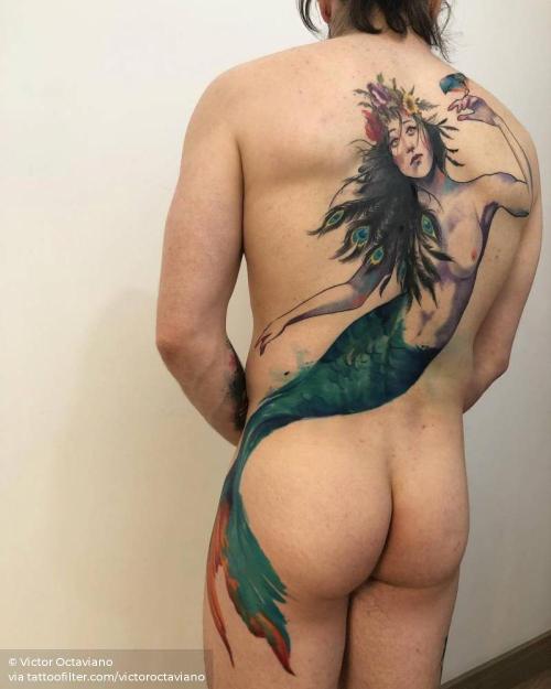 By Victor Octaviano, done in Santo André. http://ttoo.co/p/35124 back;big;facebook;mermaid;mythology;nature;ocean;sea;twitter;victoroctaviano;watercolor