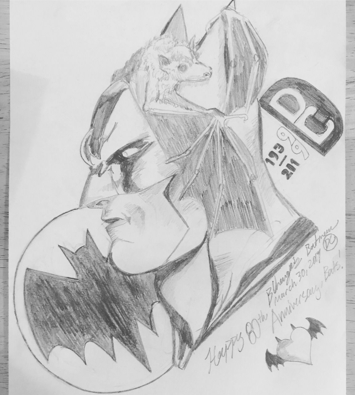 Passionate Sketches Happy Birthday Batman