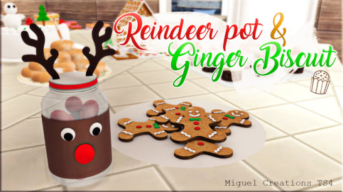 Reindeer pot & Ginger biscuitORIGINAL MESH (If you want to...