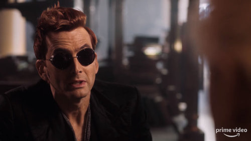 davidtennantcom:David Tennant as Crowley in Good Omens -...