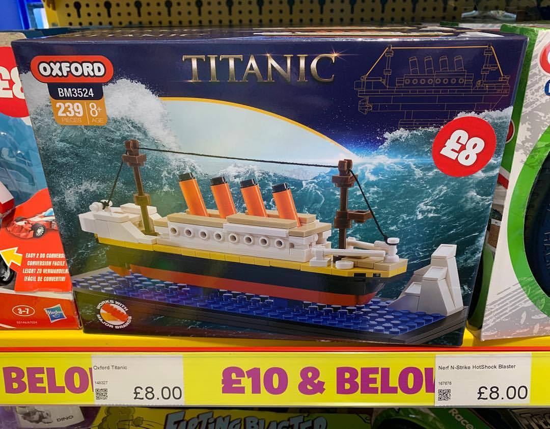 smyths titanic lego