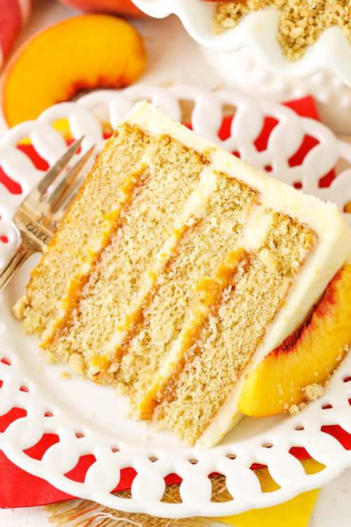 foodffs:BROWN SUGAR LAYER CAKE WITH PEACH FILLINGFollow for...