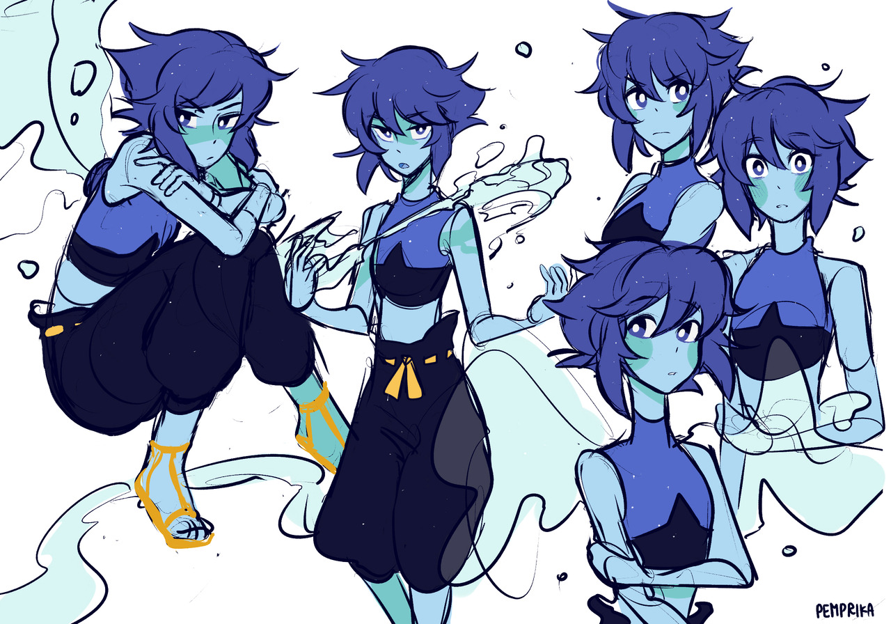 su feelies sweeping me away… also LAPIS OUTFIT…very nice