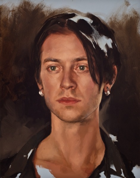 Portrait of Sara - Aaron Nagel, oil on linen panel 
