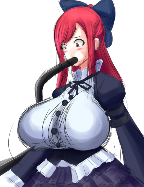 Commission for a Deviant Art user of Erza Scarlet going through...