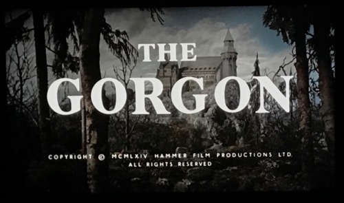 thirtytwoelvismovies:The Gorgon (1964)