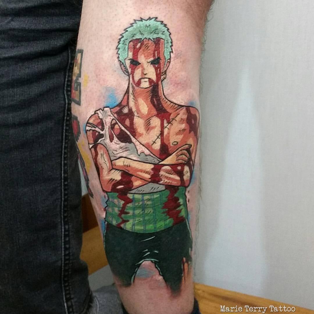 Old London Road Tattoos This Is Roronoa Zoro From The.