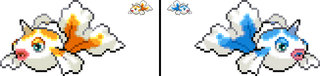 Pokemon Sprites — Honestly, I think that shiny Goldeen and ...